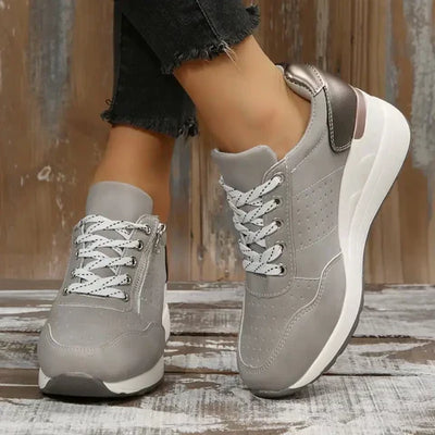Lightweight Casual Lace-Up Sneakers