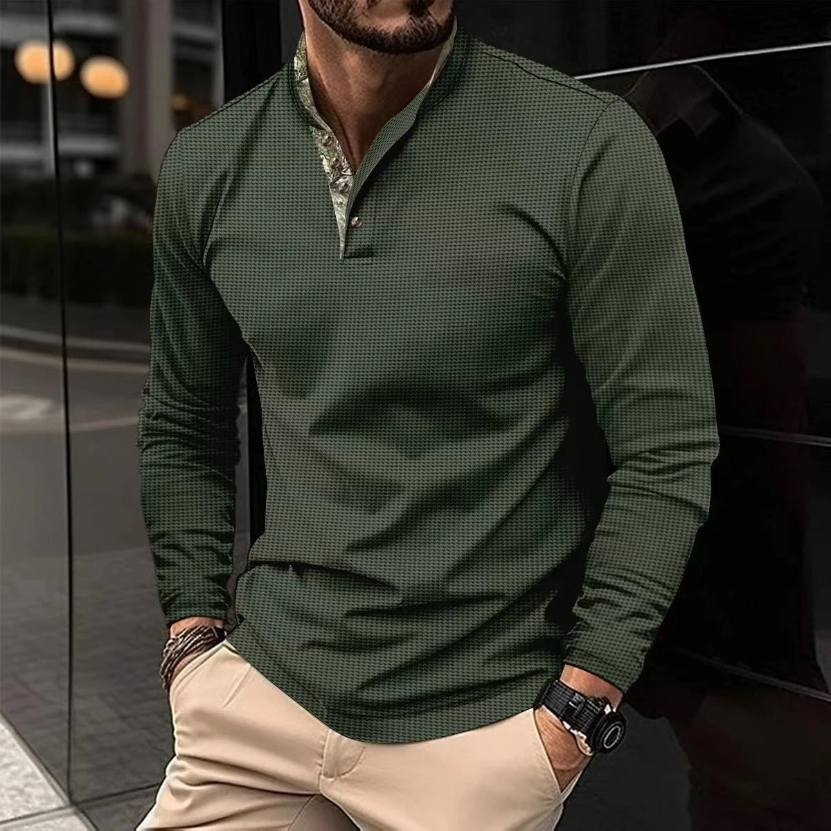 Modern Long Sleeve Casual Shirt