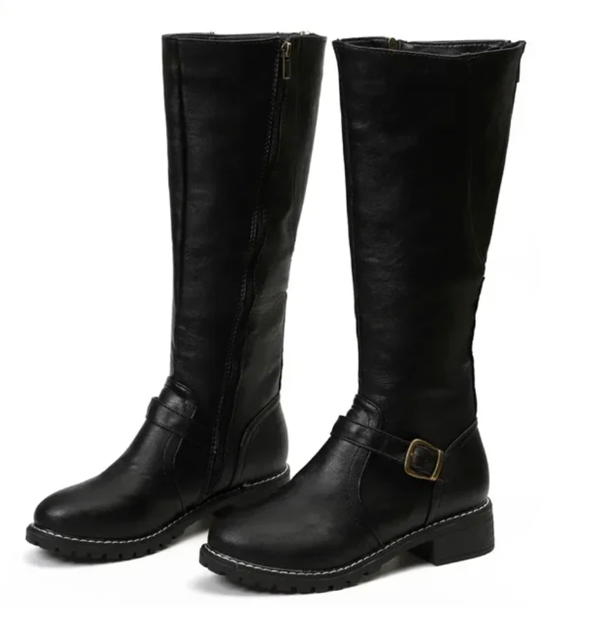Classic Knee-High Riding Boots