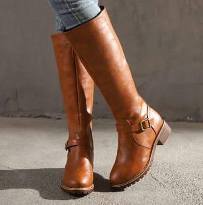 Classic Knee-High Riding Boots