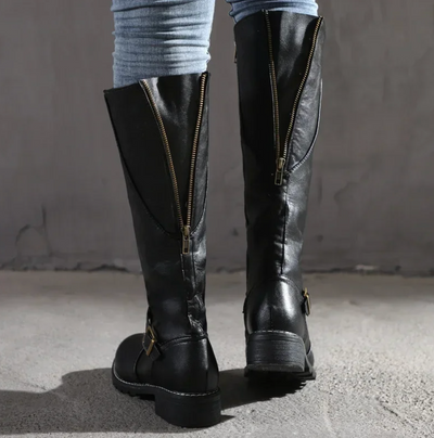 Classic Knee-High Riding Boots