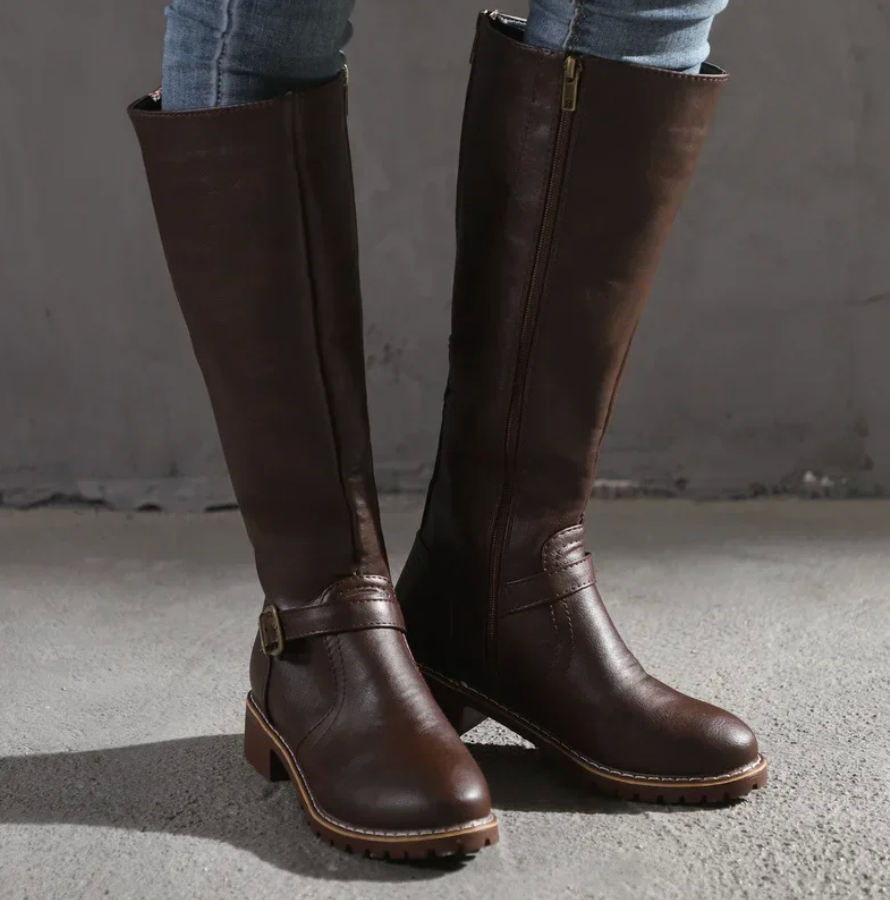 Classic Knee-High Riding Boots