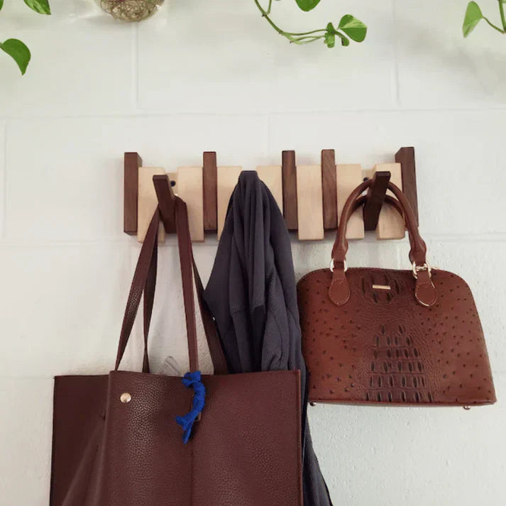 Modern Wooden Wall Hook Rack