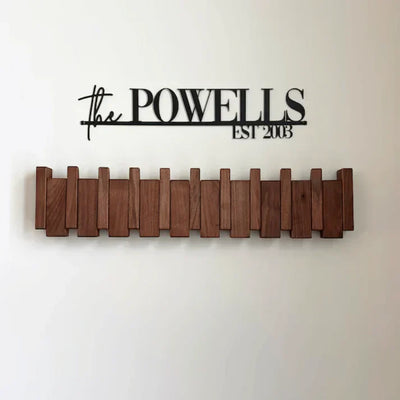 Modern Wooden Wall Hook Rack